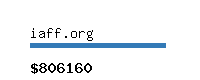 iaff.org Website value calculator