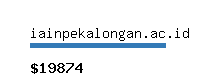 iainpekalongan.ac.id Website value calculator