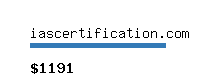 iascertification.com Website value calculator