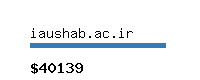 iaushab.ac.ir Website value calculator