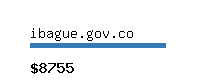 ibague.gov.co Website value calculator