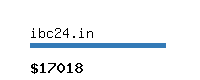 ibc24.in Website value calculator