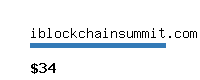 iblockchainsummit.com Website value calculator