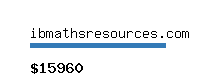 ibmathsresources.com Website value calculator