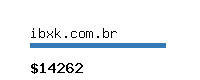 ibxk.com.br Website value calculator