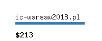 ic-warsaw2018.pl Website value calculator