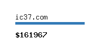 ic37.com Website value calculator