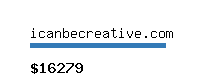 icanbecreative.com Website value calculator