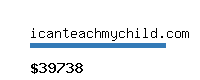 icanteachmychild.com Website value calculator