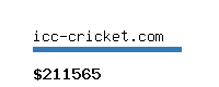 icc-cricket.com Website value calculator