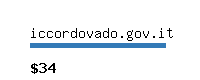 iccordovado.gov.it Website value calculator