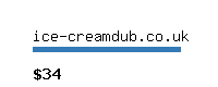 ice-creamdub.co.uk Website value calculator