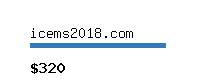 icems2018.com Website value calculator