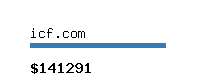 icf.com Website value calculator