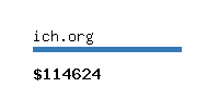 ich.org Website value calculator