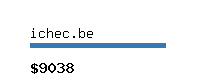 ichec.be Website value calculator