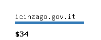 icinzago.gov.it Website value calculator