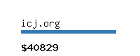 icj.org Website value calculator