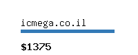 icmega.co.il Website value calculator