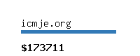 icmje.org Website value calculator