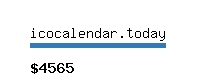 icocalendar.today Website value calculator