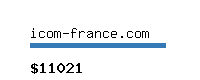 icom-france.com Website value calculator