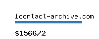 icontact-archive.com Website value calculator