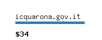 icquarona.gov.it Website value calculator