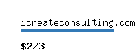 icreateconsulting.com Website value calculator