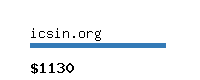 icsin.org Website value calculator