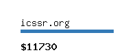 icssr.org Website value calculator