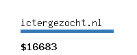 ictergezocht.nl Website value calculator