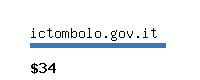 ictombolo.gov.it Website value calculator