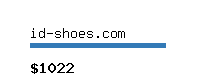 id-shoes.com Website value calculator