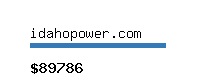 idahopower.com Website value calculator