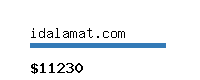 idalamat.com Website value calculator