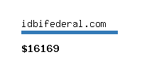 idbifederal.com Website value calculator