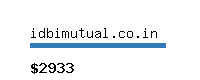 idbimutual.co.in Website value calculator