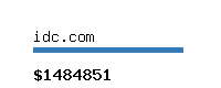idc.com Website value calculator