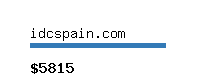 idcspain.com Website value calculator