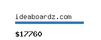 ideaboardz.com Website value calculator