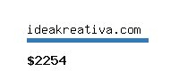 ideakreativa.com Website value calculator