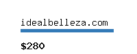 idealbelleza.com Website value calculator