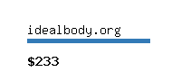 idealbody.org Website value calculator