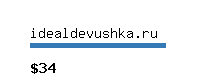 idealdevushka.ru Website value calculator