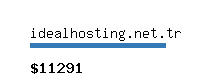 idealhosting.net.tr Website value calculator