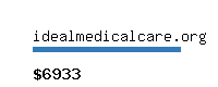 idealmedicalcare.org Website value calculator
