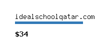 idealschoolqatar.com Website value calculator