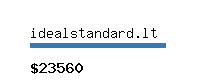 idealstandard.lt Website value calculator
