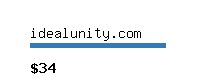 idealunity.com Website value calculator